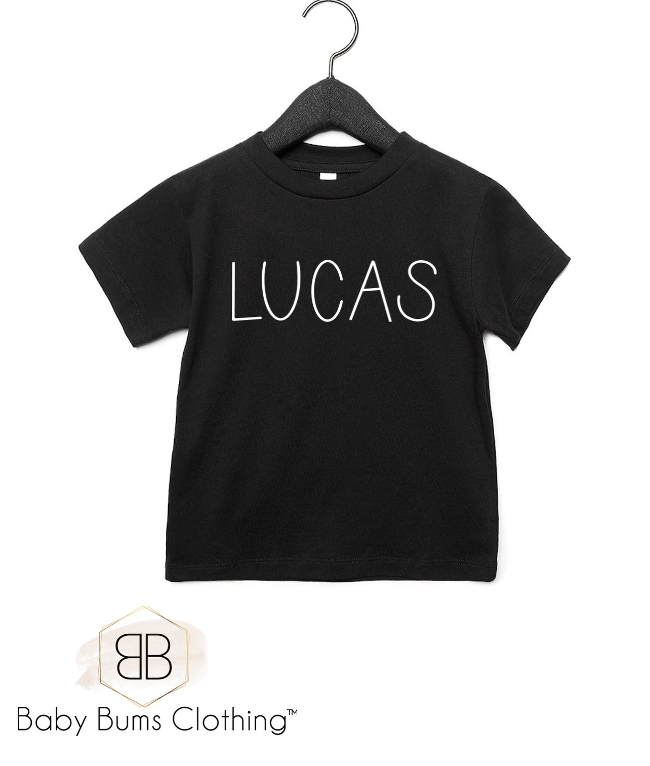 CUSTOM NAME KIDS TSHIRT - Baby Bums Clothing 