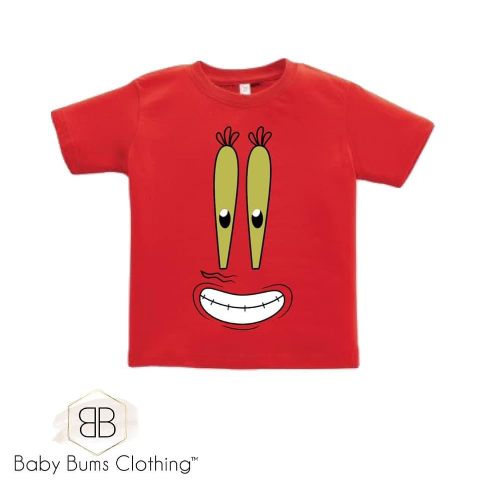 GREEDY KRAB T-SHIRT - Baby Bums Clothing 