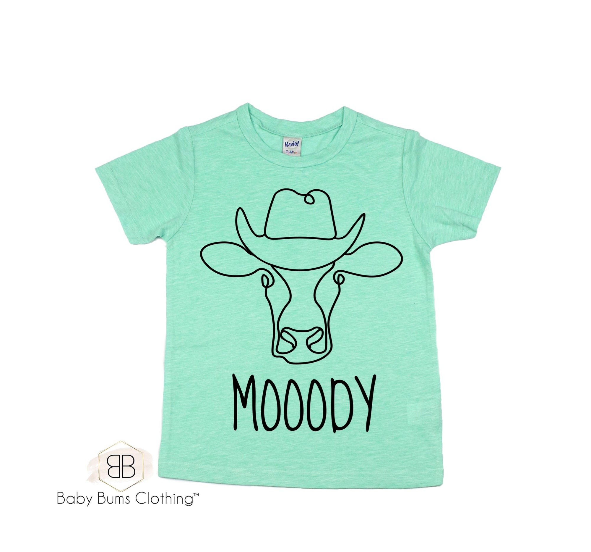 MOODY COWBOY T-SHIRT - Baby Bums Clothing 