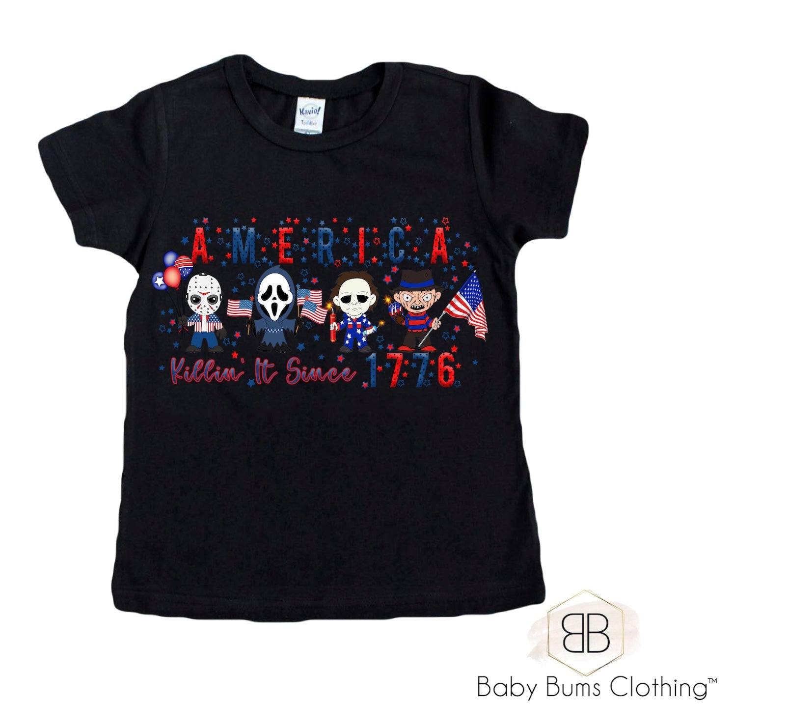 AMERICA KILLIN IT KIDS T-SHIRT - Baby Bums Clothing 