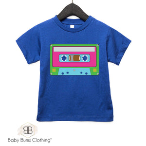 CASSETTE TAPE T-SHIRT - Baby Bums Clothing 