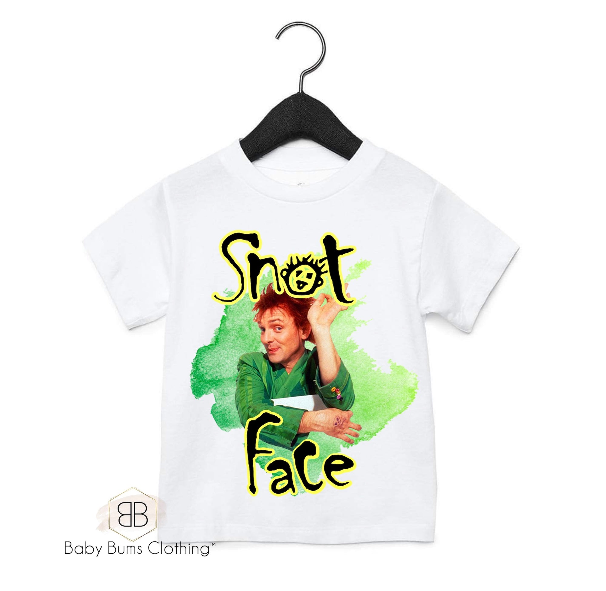 S FACE T-SHIRT - Baby Bums Clothing 