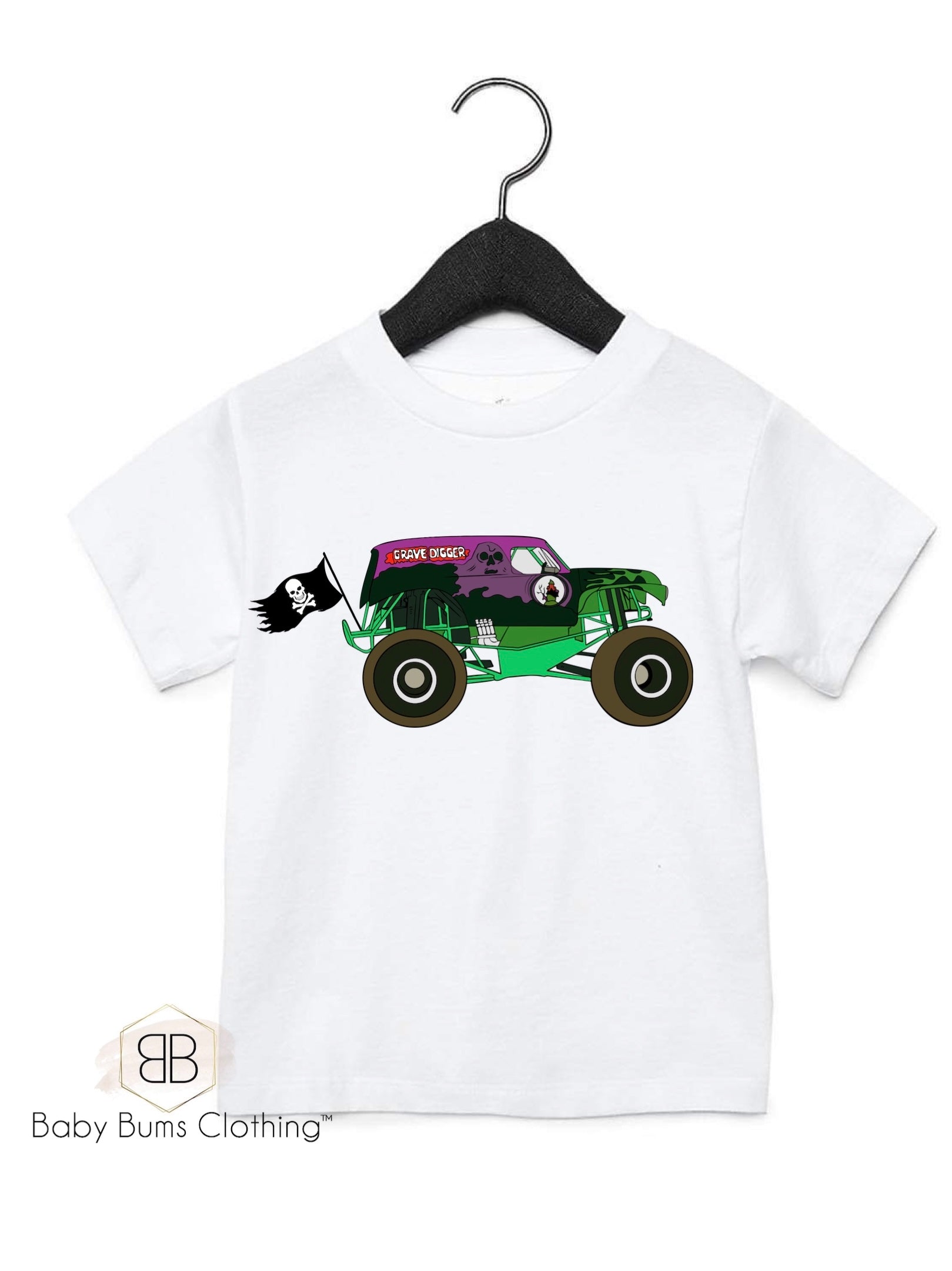 GRAVE TRUCK T-SHIRT - Baby Bums Clothing 