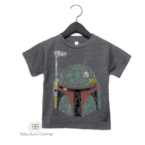 WARS HELMET T-SHIRT - Baby Bums Clothing 