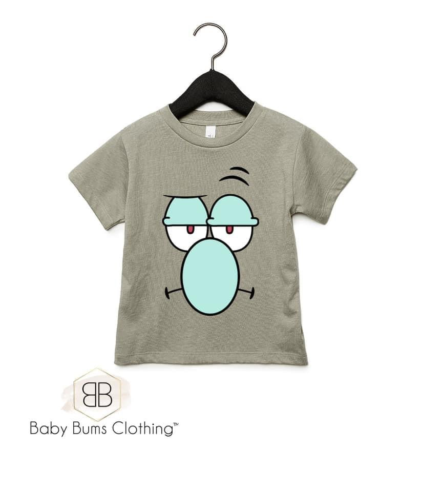 GRUMPY SQUID T-SHIRT - Baby Bums Clothing 