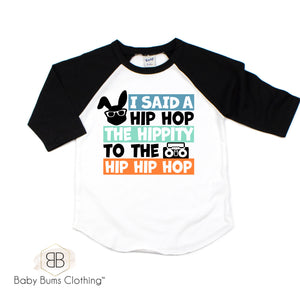 HIP HOP HIPPY HOP T-SHIRT - Baby Bums Clothing 