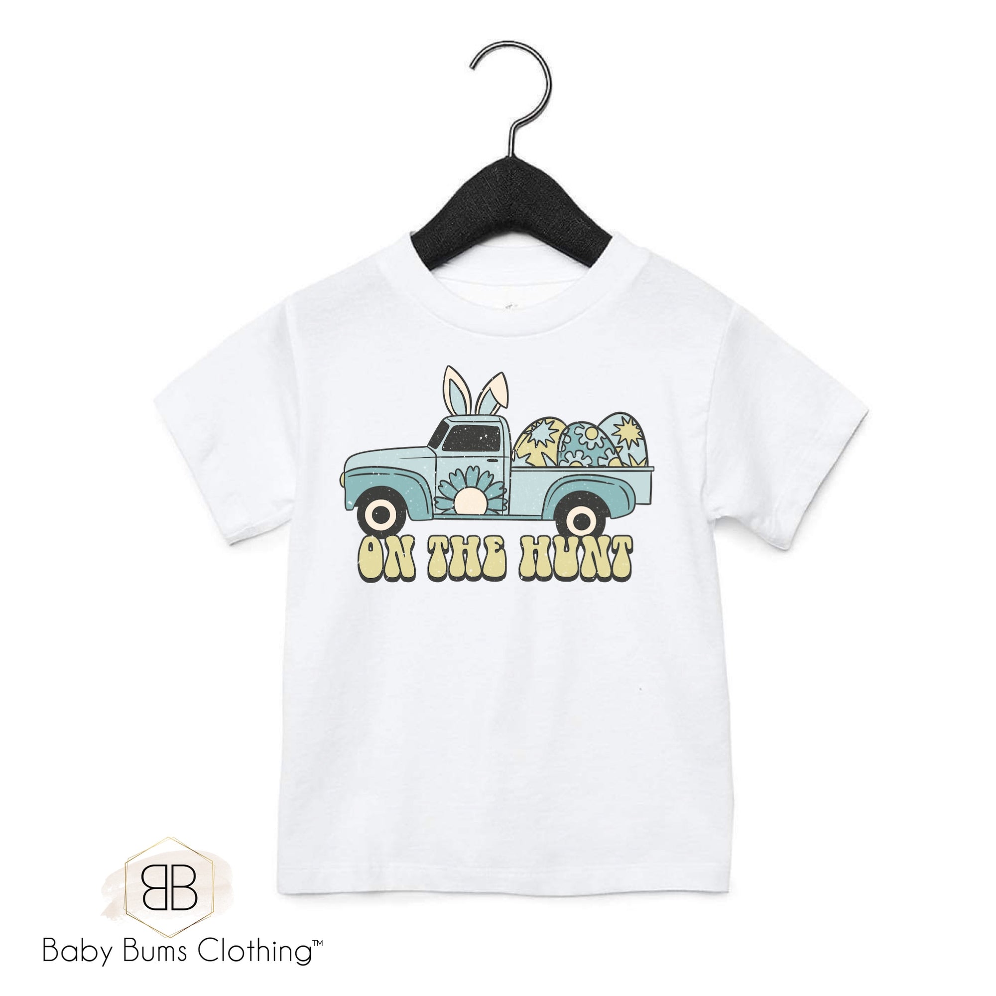 RETRO ON THE HUNT T-SHIRT - Baby Bums Clothing 