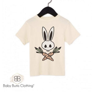 SKULL BUNNY T-SHIRT - Baby Bums Clothing 