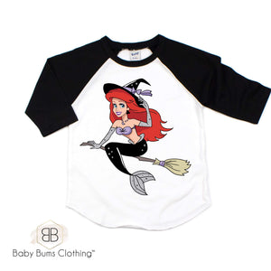 MERMAID WITCH T-SHIRT - Baby Bums Clothing 