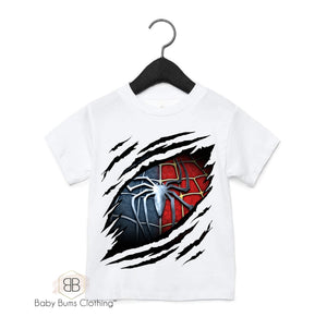 RIPPED SPIDER T-SHIRT - Baby Bums Clothing 
