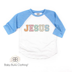 JESUS FAUX PATCH T-SHIRT - Baby Bums Clothing 