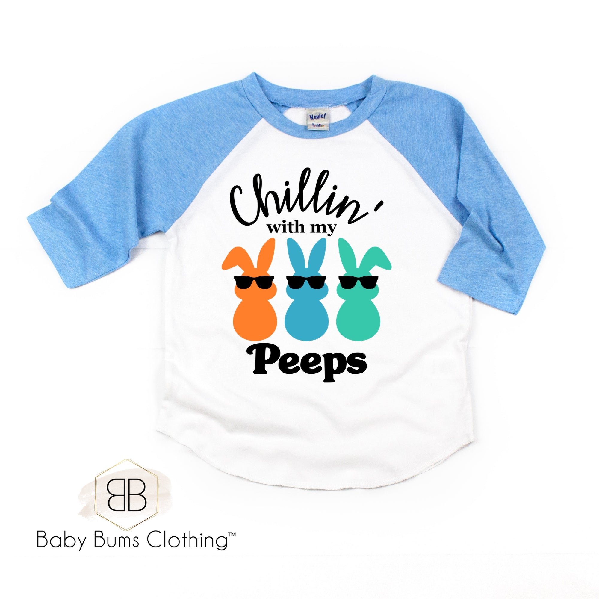 CHILLIN WITH MY COOL PEEPS T-SHIRT - Baby Bums Clothing 