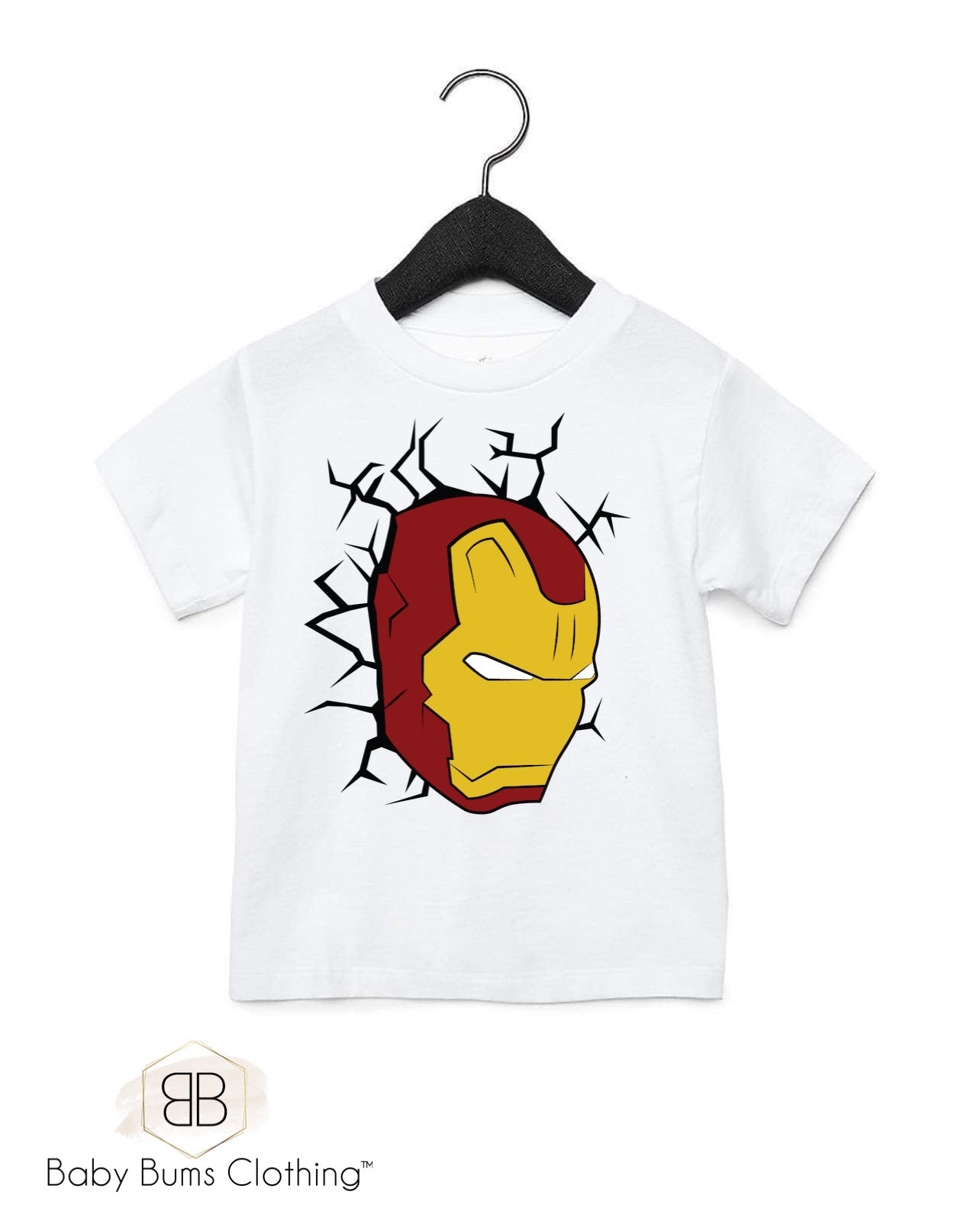 CRACKED I MAN  KIDS T-SHIRT - Baby Bums Clothing 