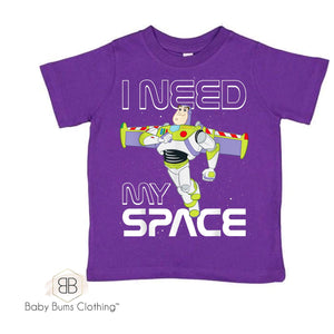 NEED SPACE T-SHIRT - Baby Bums Clothing 