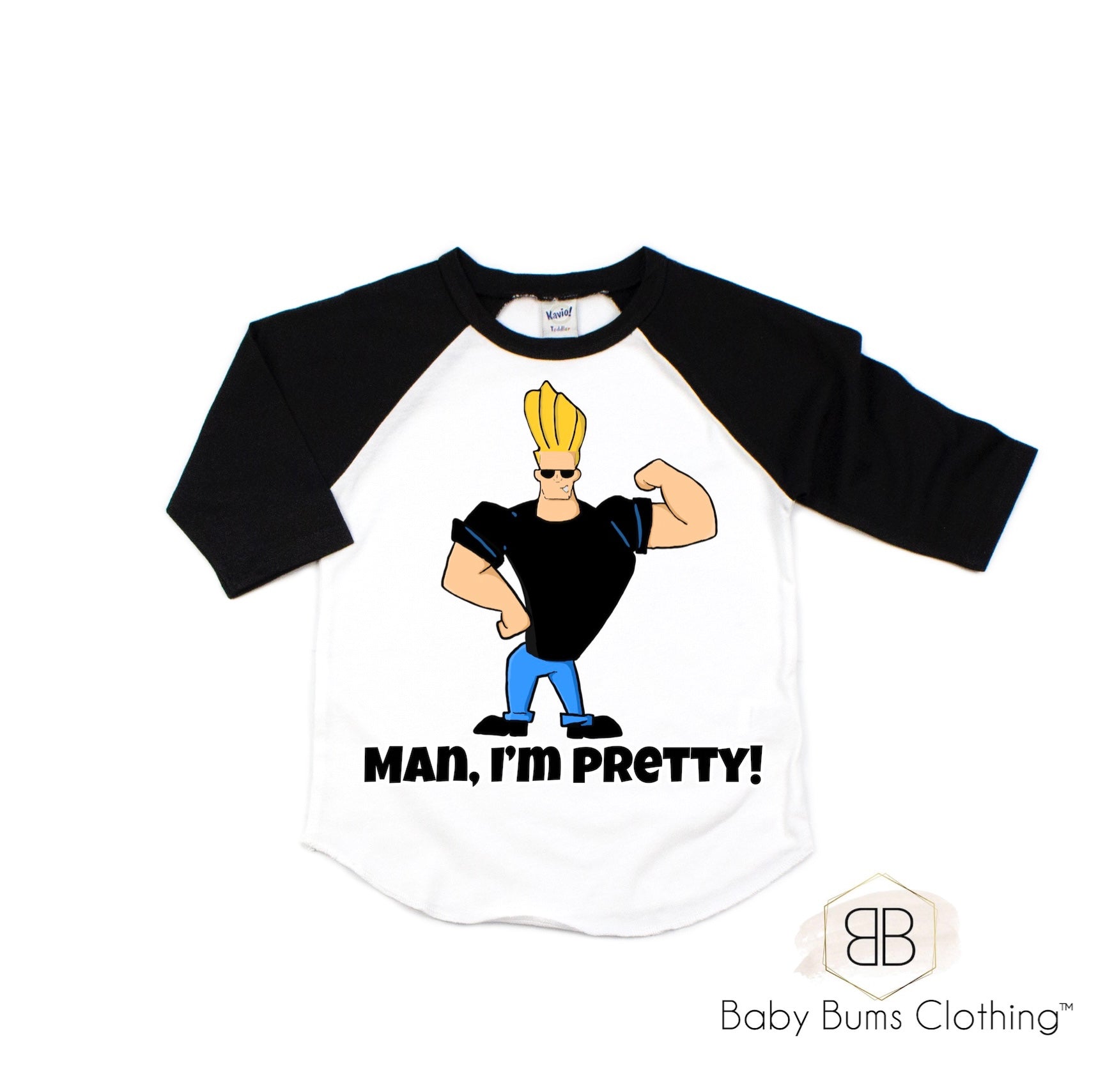 PRETTY MAN J T-SHIRT - Baby Bums Clothing 