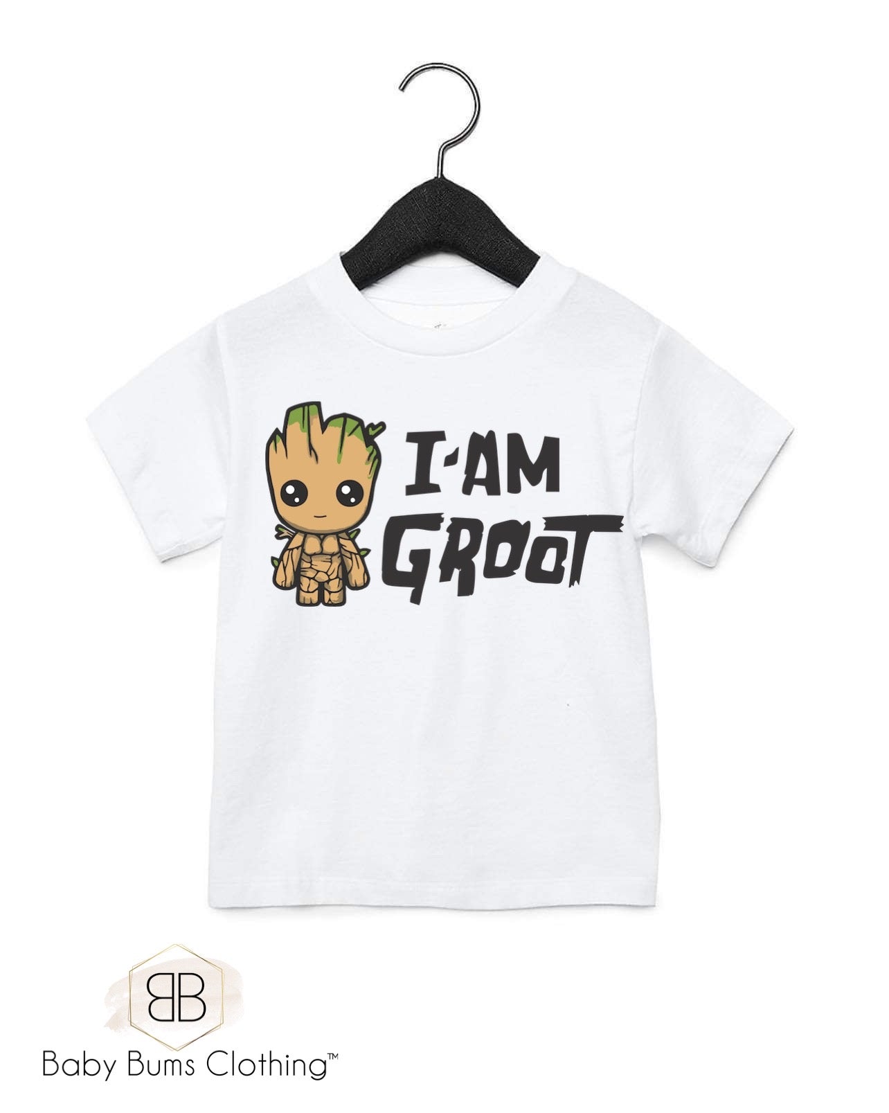 I AM GROOT KIDS T-SHIRT - Baby Bums Clothing 