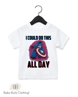 I COULD DO THIS ALL DAY KIDS T-SHIRT - Baby Bums Clothing 