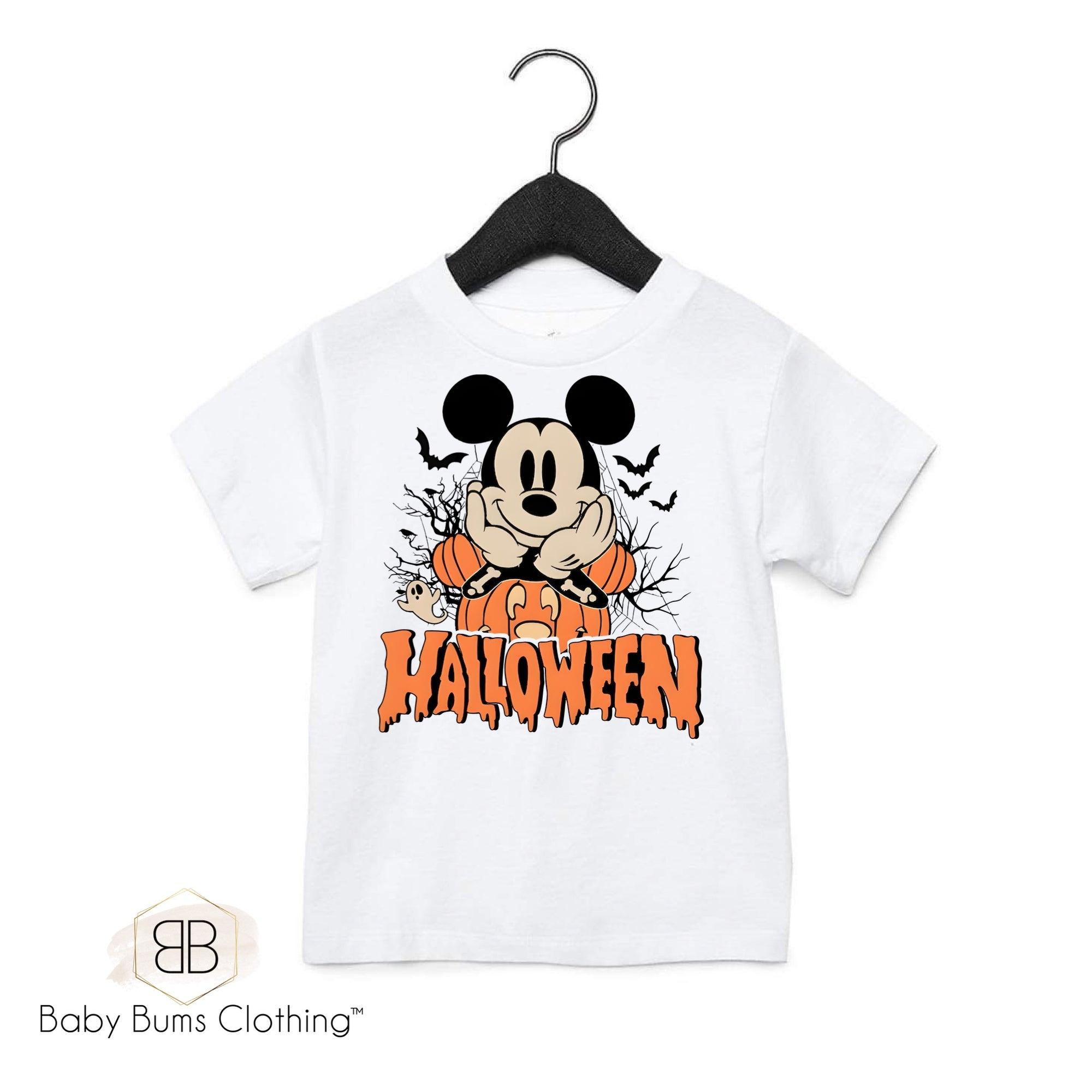 SPOOKY HALLOWEEN MOUSE T-SHIRT - Baby Bums Clothing 