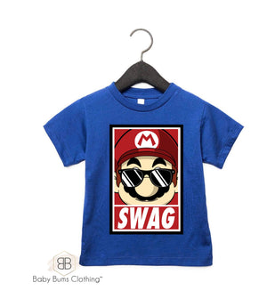 RED BRO SWAG T-SHIRT - Baby Bums Clothing 