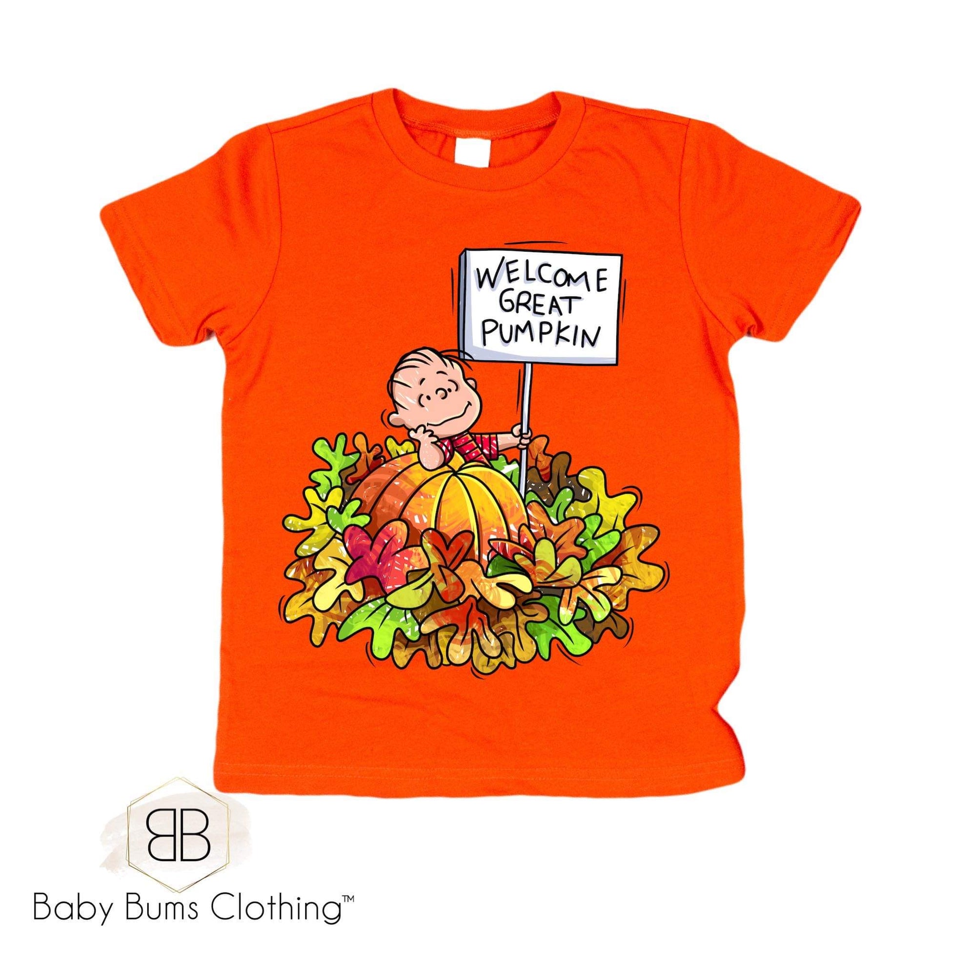 GREAT PUMPKIN T-SHIRT - Baby Bums Clothing 