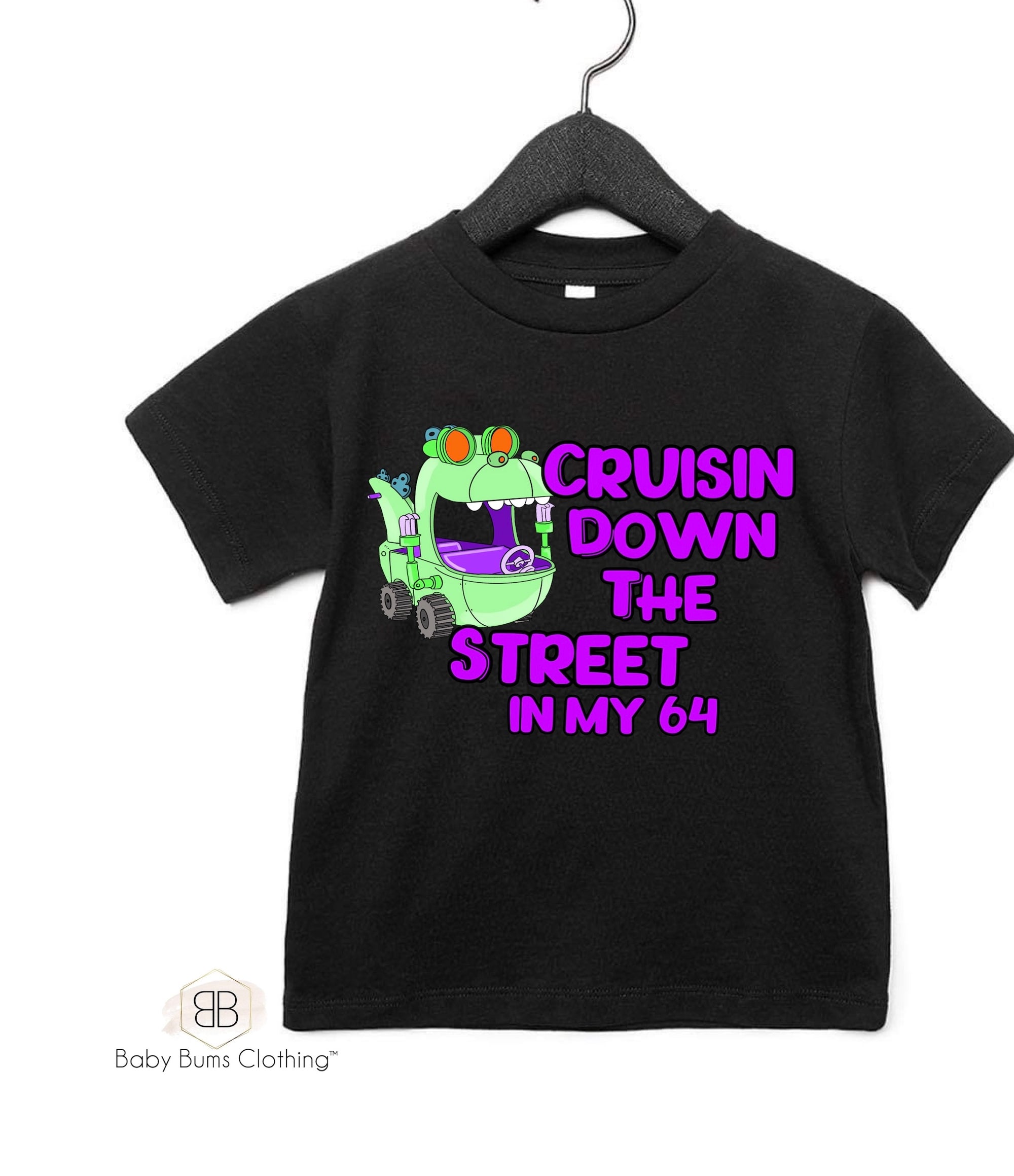 CRUISING THE STREET T-SHIRT - Baby Bums Clothing 