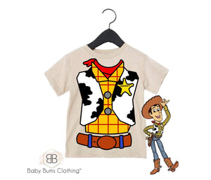 TS COWBOY SUIT KIDS T-SHIRT - Baby Bums Clothing 