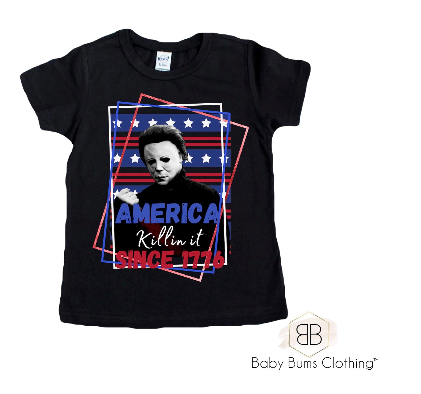 AMERICAN MIKE KIDS T-SHIRT - Baby Bums Clothing 