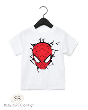 CRACKED SPIDEY KIDS T-SHIRT - Baby Bums Clothing 