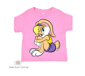 GIRL TUNE BUNNY T-SHIRT - Baby Bums Clothing 