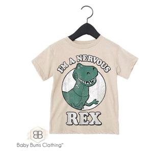 NERVOUS REX T-SHIRT - Baby Bums Clothing 