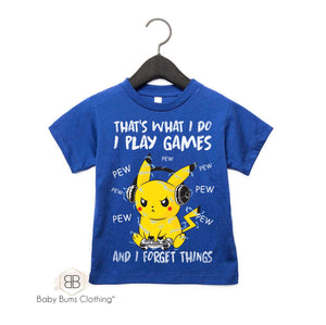 I PLAY GAMES T-SHIRT - Baby Bums Clothing 