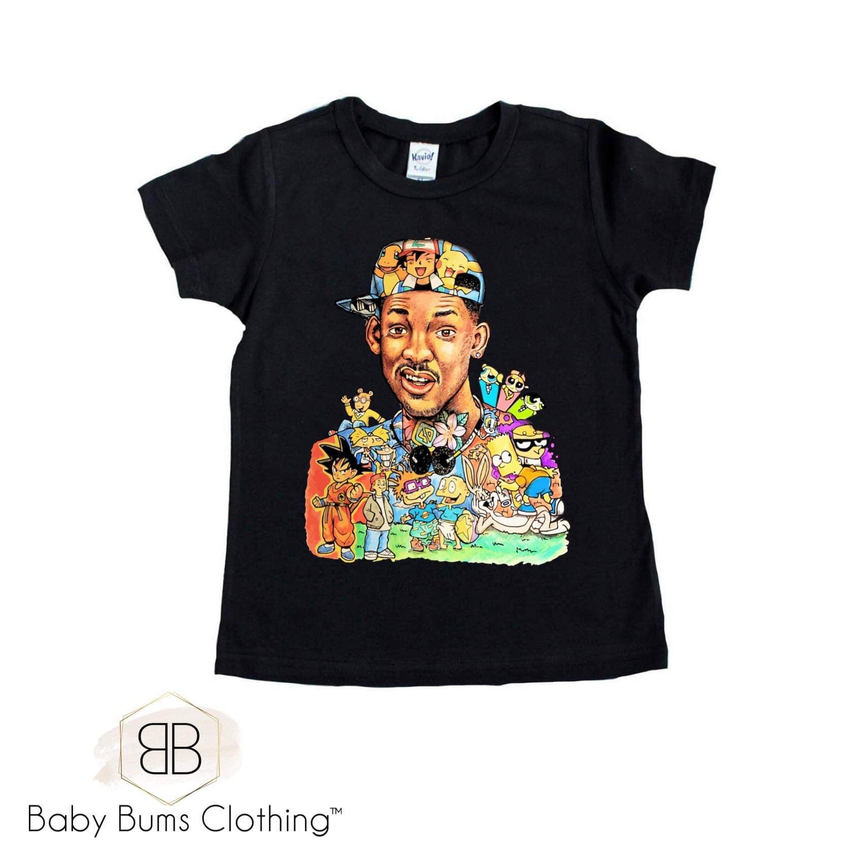 90S FRESH MASHUP T-SHIRT - Baby Bums Clothing 