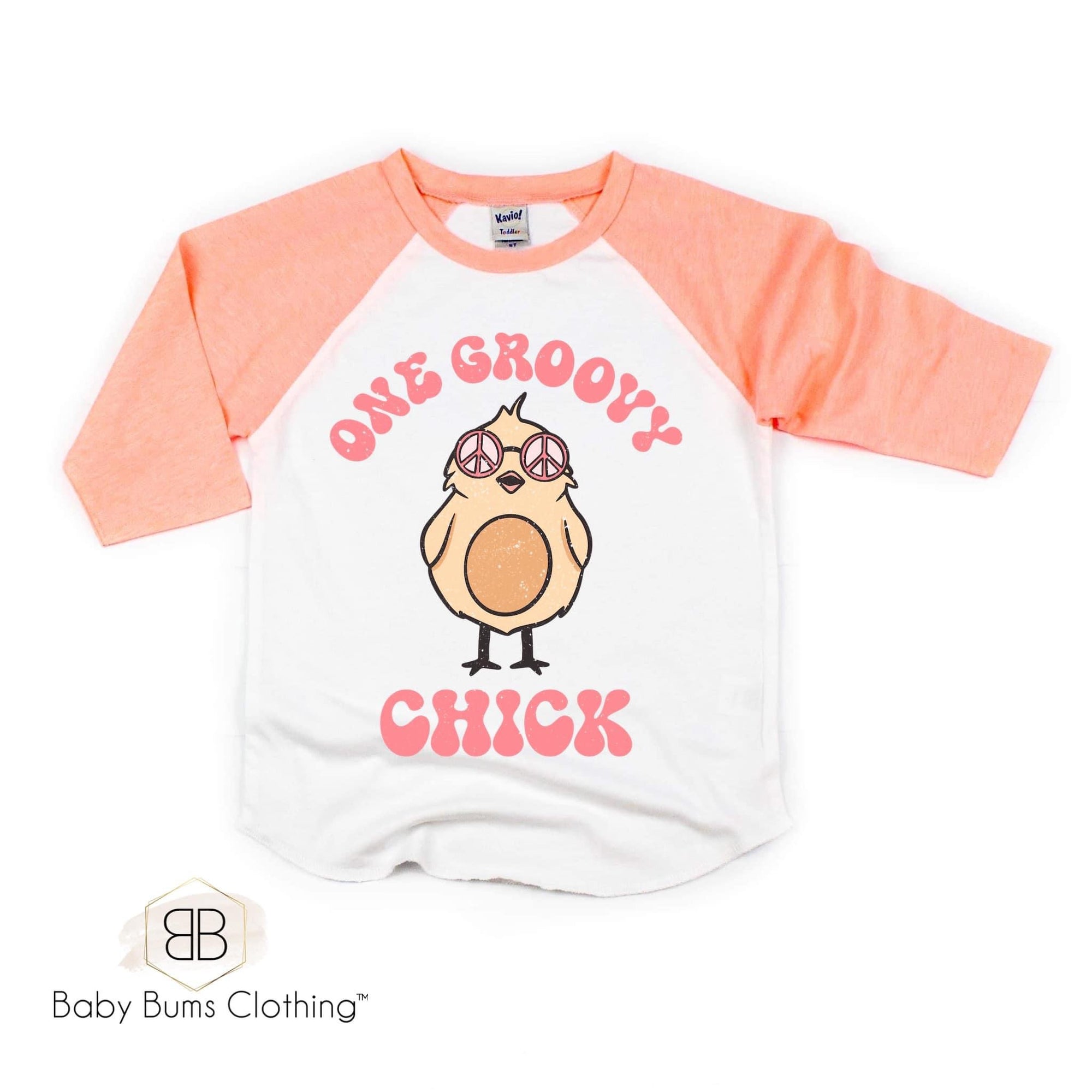 ONE GROOVY CHICK T-SHIRT - Baby Bums Clothing 