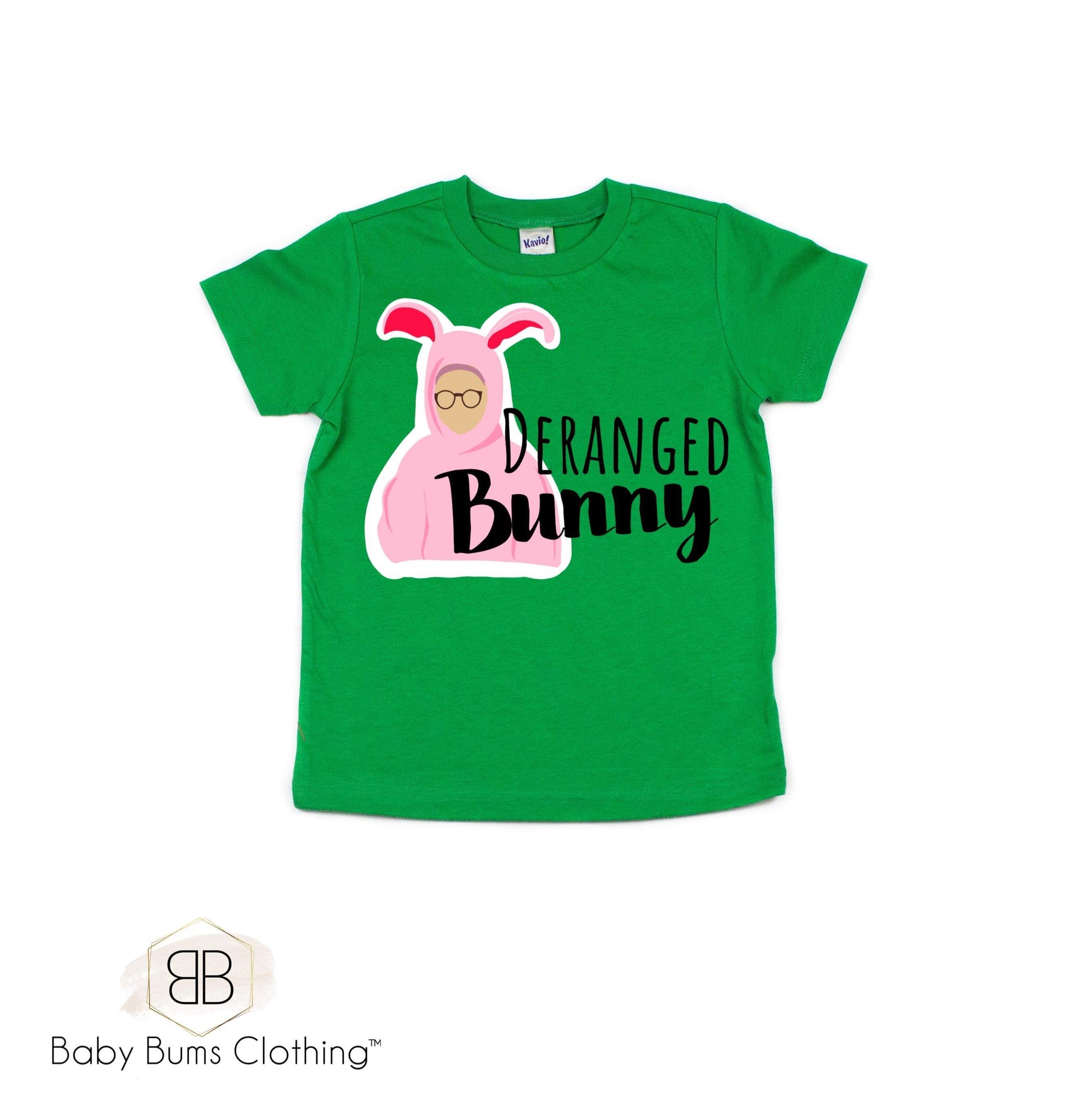 DERANGED BUNNY TSHIRT - Baby Bums Clothing 